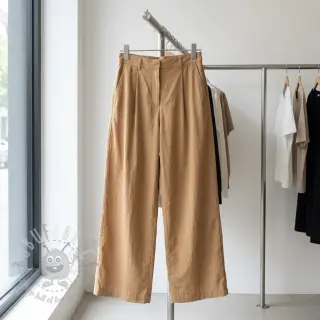 Bomullstyg WASHED cinnamon