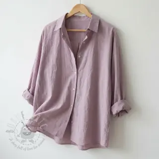Bomullstyg WASHED grape