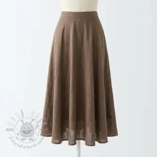 Bomullstyg SLUB WASHED taupe