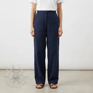 Bomullstyg SLUB WASHED navy