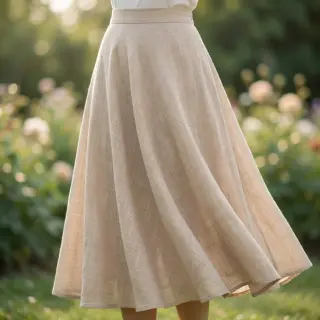 Bavlnená látka SLUB WASHED beige