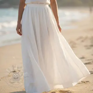 Bomullstyg SLUB WASHED off white