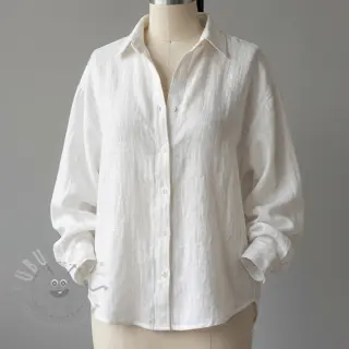 Bomullstyg SLUB WASHED off white