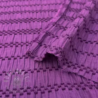 Viskos CHENILLE JACQUARD cerise