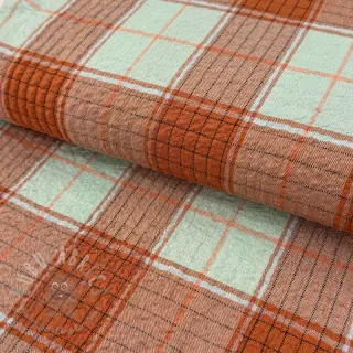 Viskos CRINKLE Check mint