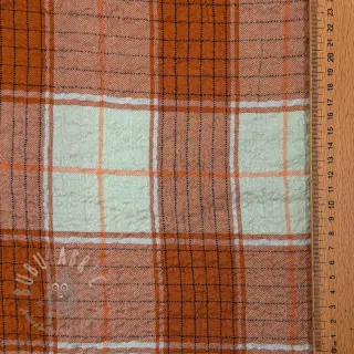 Viskos CRINKLE Check mint