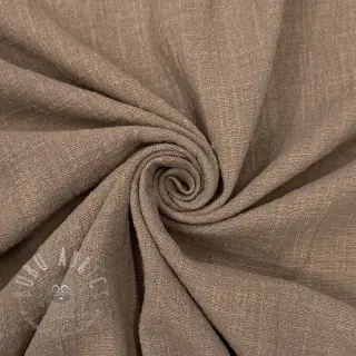 Bomullstyg SLUB WASHED taupe