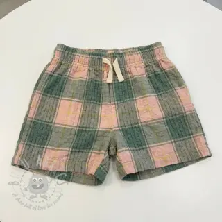 Viskos CRINKLE Check peach