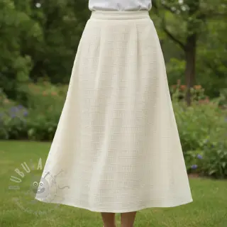 Viskos CHENILLE JACQUARD ecru