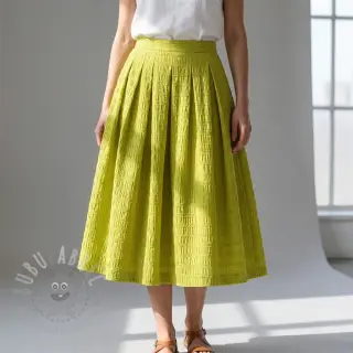 Viskos CHENILLE JACQUARD lime