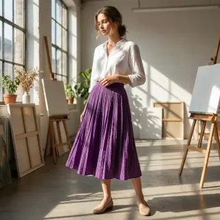 Viskóza CHENILLE JACQUARD cerise