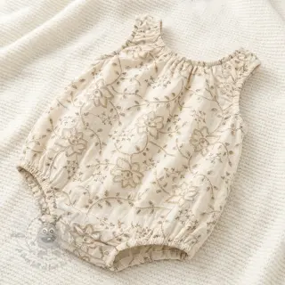 Bomullstyg VOILE EMBROIDERY Kiara off white