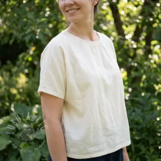 Bomullstyg med viskos SIMPLY NATURAL