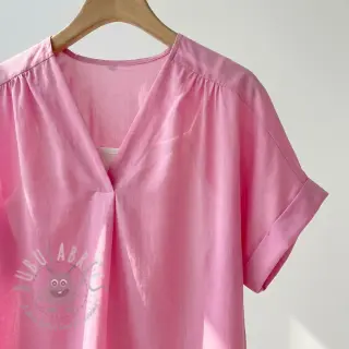 Bomullstyg med viskos light pink