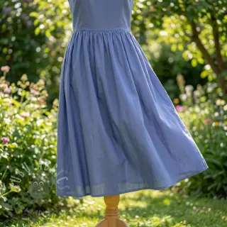 Bomullstyg med viskos jeans