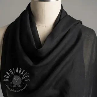 Bomullstyg med viskos black