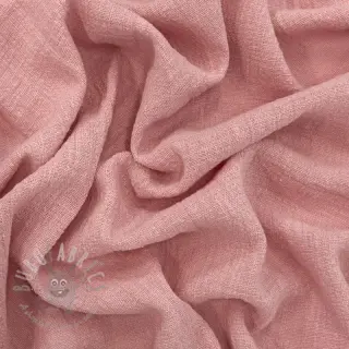 Bomullstyg SLUB WASHED old rose