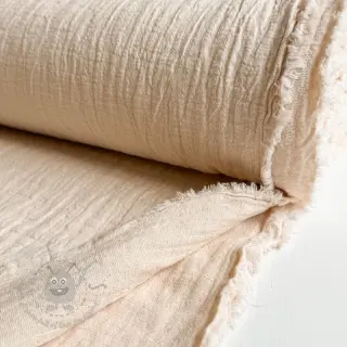 Dubbelgasväv/muslin SLUB SIMPLY NATURAL