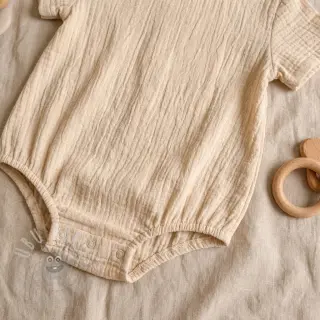 Dubbelgasväv/muslin SLUB SIMPLY NATURAL