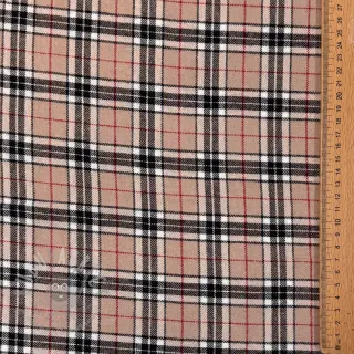 Bomullstyg LIGHT FLANNEL Check design F