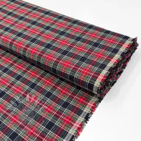 Bomullstyg LIGHT FLANNEL Check design C