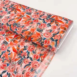 Viskos RAYON POPLIN Printed Rosie design B
