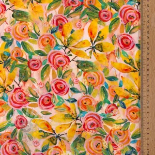 Viskos RAYON POPLIN Printed Rosie design C