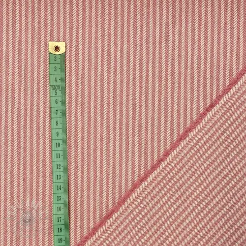 Dekorationstyg DOBBY Colored stripe blush
