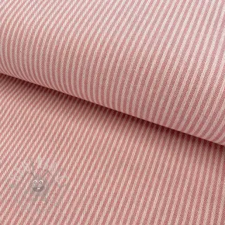 Dekorationstyg DOBBY Colored stripe blush