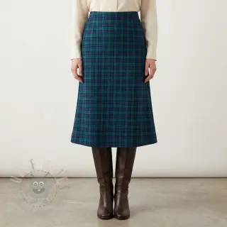 Bomullstyg LIGHT FLANNEL Check design Och