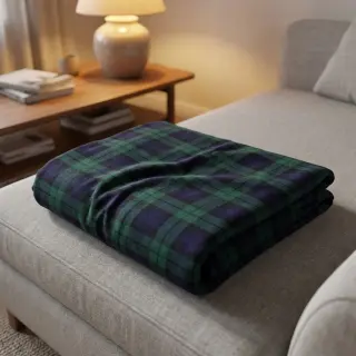 Bavlnená látka LIGHT FLANNEL Check design B
