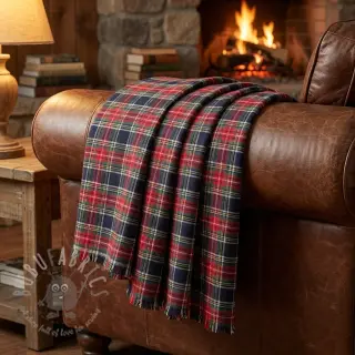 Bomullstyg LIGHT FLANNEL Check design C
