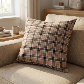 Bavlnená látka LIGHT FLANNEL Check design F