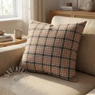Bomullstyg LIGHT FLANNEL Check design F