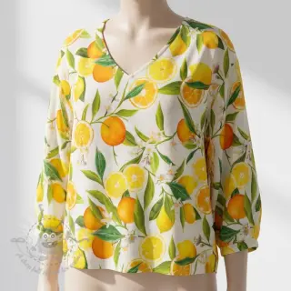 Viskos RAYON POPLIN Fruity design D
