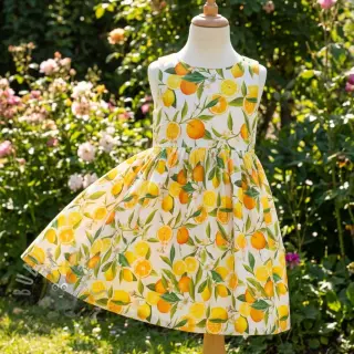 Viskos RAYON POPLIN Fruity design D