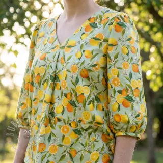 Viskos RAYON POPLIN Fruity design E