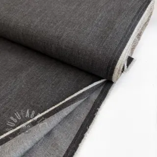 Bomullstyg JEANS Chambre black