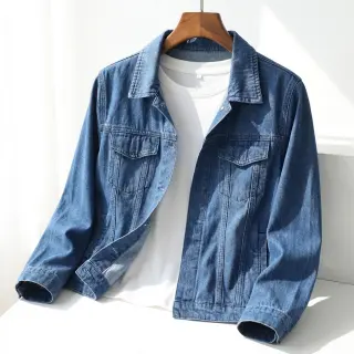 Bavlnená látka JEANS Chambre dark jeans