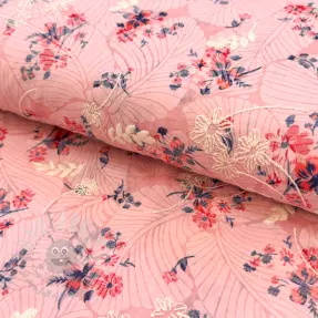 Bomullstyg med inblandning av Burny lovely pink