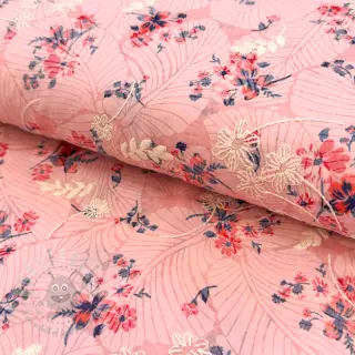 Bomullstyg med inblandning av Burny lovely pink