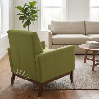 Bomullstyg TWILL soft brushed lime