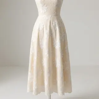 Bavlnená látka EMBROIDERY Bellagio cream