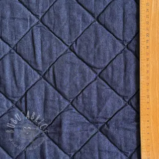 Vadderat tyg Stepples Denim square