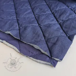 Vadderat tyg Stepples Denim square