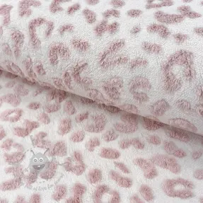 Kappmaterial TEDDY Panthera old pink