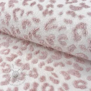 Kappmaterial TEDDY Panthera old pink