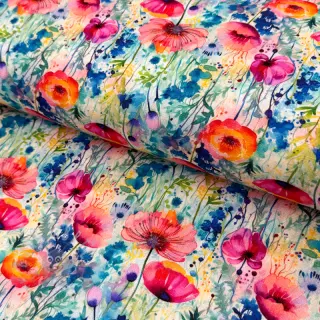 Viskos med lin Bright and bold design C