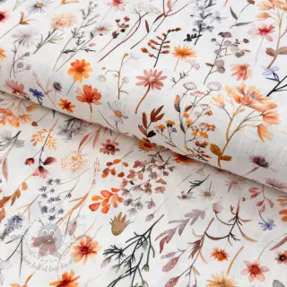 Viskos med lin Flower sea design B