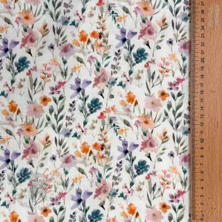 Viskos med lin Shabby chic design D